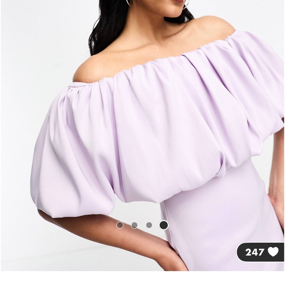 Mini dress with ruffles